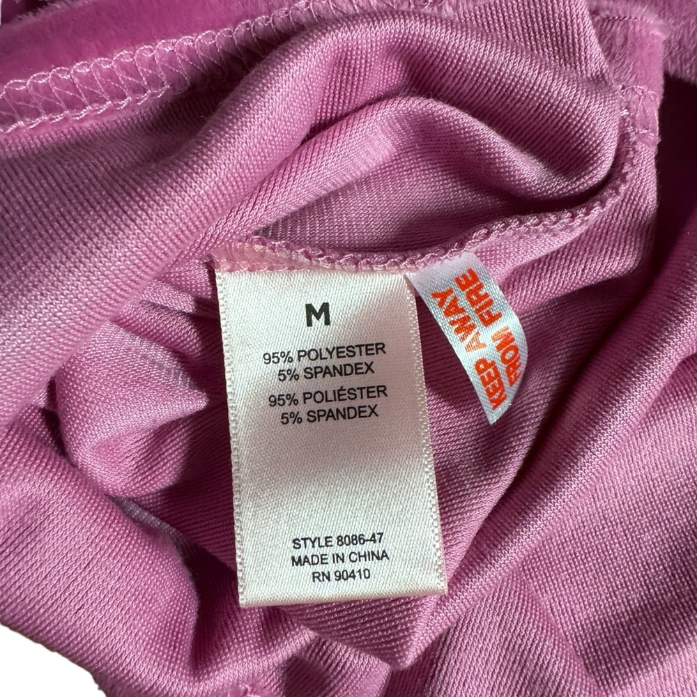 NEW Juicy Couture pink short sleeve pajama top size medium‎ - Picture 5 of 8
